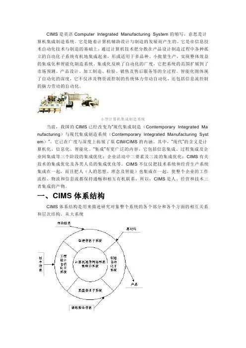 计算机集成制造系统