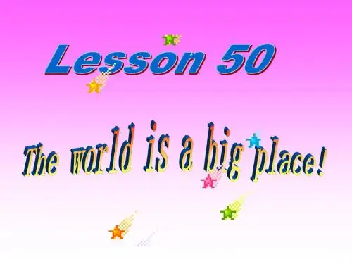 英语：Unit-7-《Know-Our-World》lesson50课件(1)(冀教版八年级下)(教学课件201908)