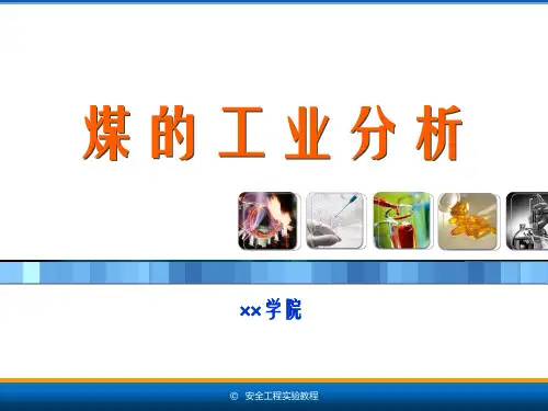 安全工程专业实验教程10.1煤的工业分析
