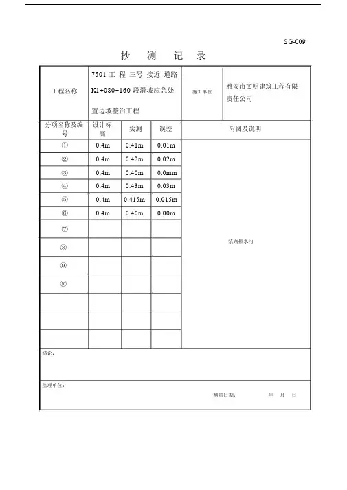 SG抄测记录范文.docx