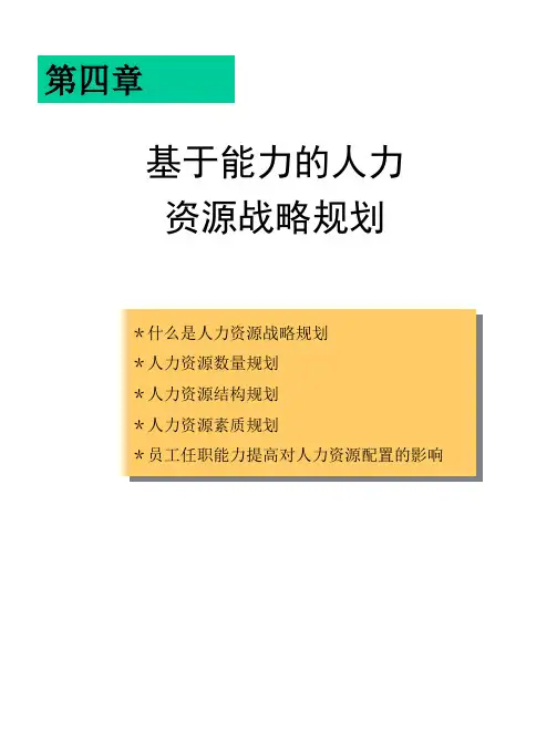 MBA人力资源管理实战教程(第二部分)