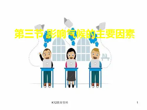 七年级地理上册 第四章 第三节《影响气候的主要因素》课件 (新版)湘教版