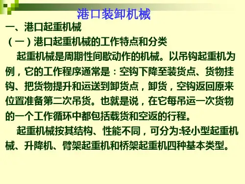 港口装卸机械