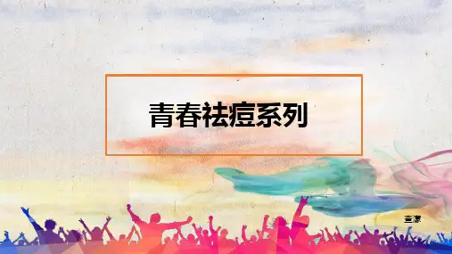 青春祛痘系列PPT课件