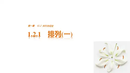 2016-2017《创新设计》同步人教A版选修2-3第一章 1.2.1(一)