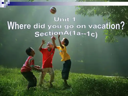 人教版初中英语八年级上册Unit 1Section  A  1a—1c(共28页)
