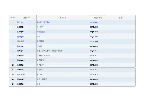 福建建筑工程图集