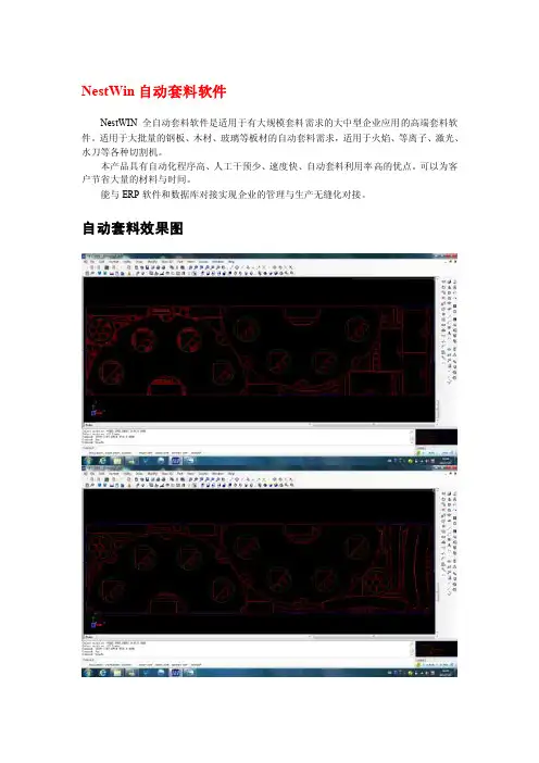 NestWin自动套料软件简介