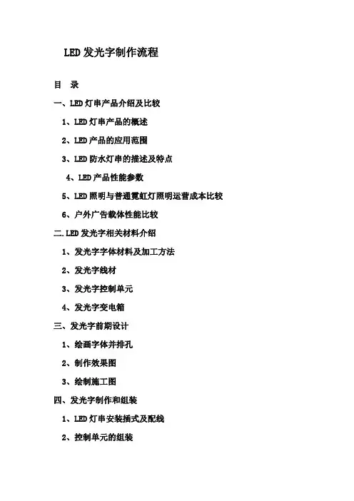 LED发光字制作流程-(1)解析