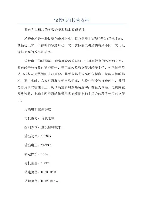 轮毂电机技术资料