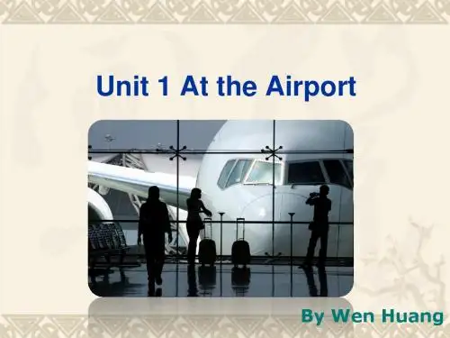 小学英语六年级上册(冀教版)《Lesson 1 At the Airport》公开课课件