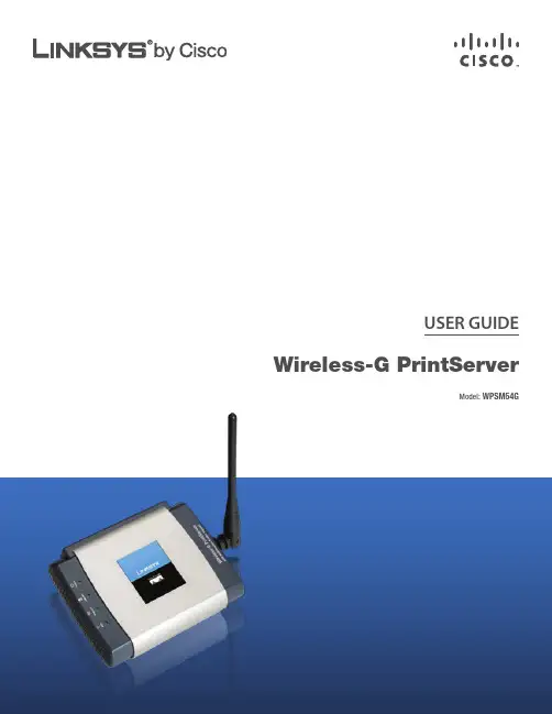 LINKSYS WPSM54G 说明书