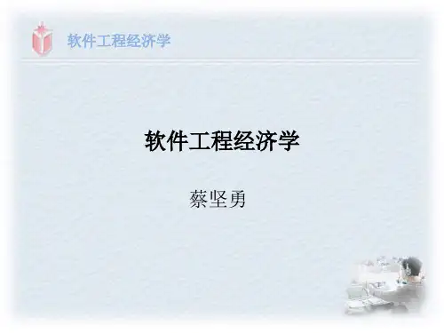 软件工程经济学