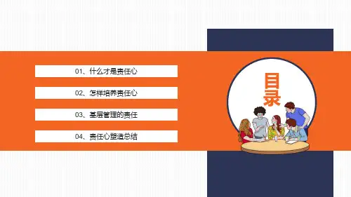 增强责任意识部门责任心培训动态宣讲PPT授课演示