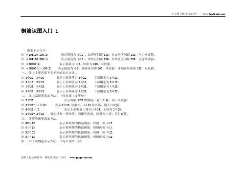 钢筋识图入门