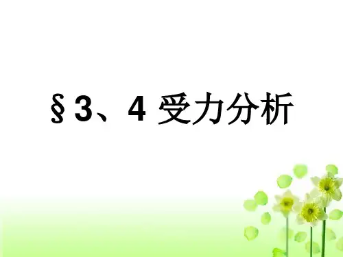 人教版 高一物理 必修 第一册 第三章 相互作用——力PPT(受力分析)(共41页)
