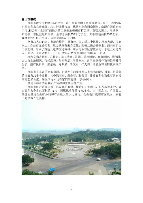合山旅游资源(新)