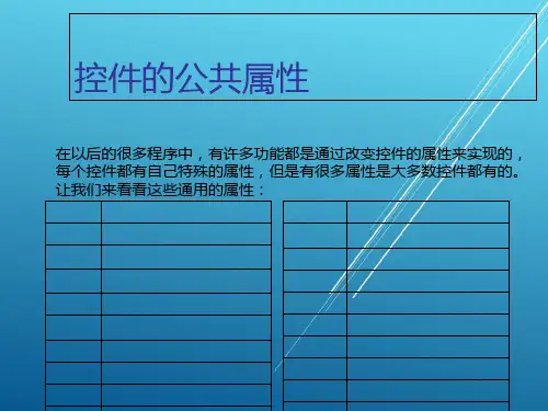 Viscual C程序设计第八章 windows窗体编程PPT课件