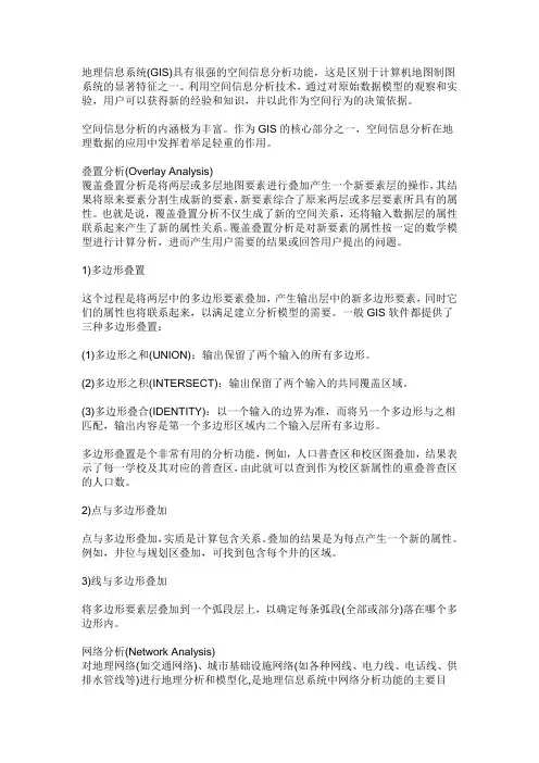 GIS空间分析