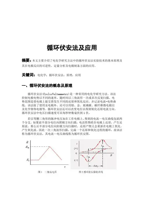 循环伏安法及应用