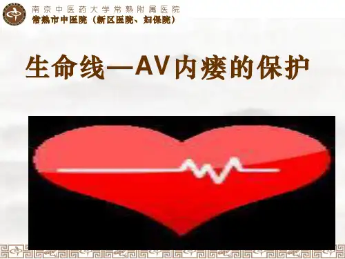 动静脉内瘘的维护