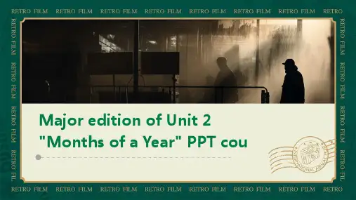重大版英语六年级上册Unit 2《Months of a year》课件4