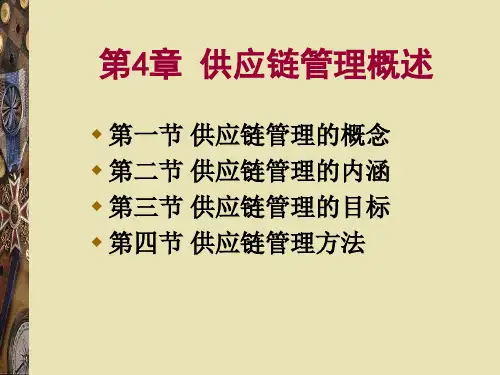 物流与供应链管理(4-6章)