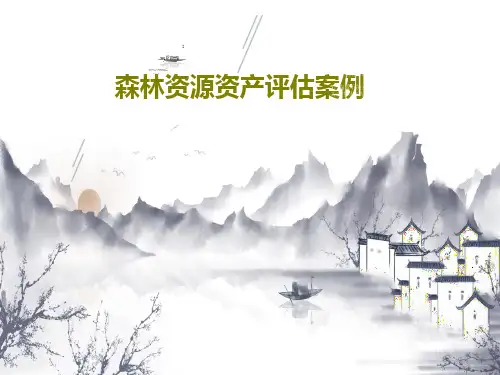 森林资源资产评估案例共39页