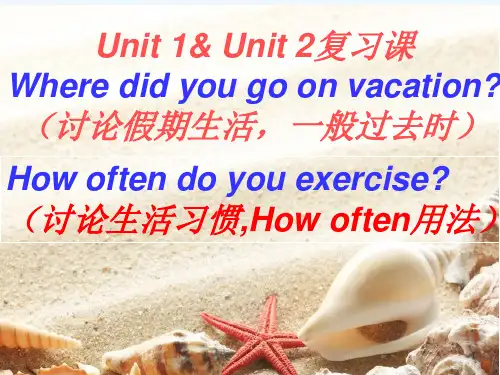 初中英语人教版八年级上册unit1.unit2复习课件