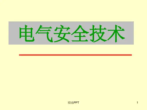 《电气安全技术》PPT课件