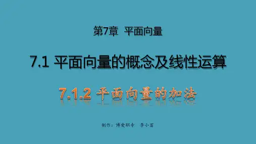7.1.2平面向量的加法.ppt