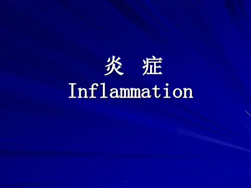 病理炎症 医学PPT