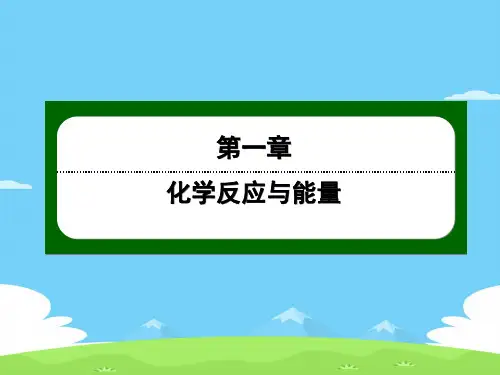 人教版选修4第一章化学反应与能量优秀课件PPT