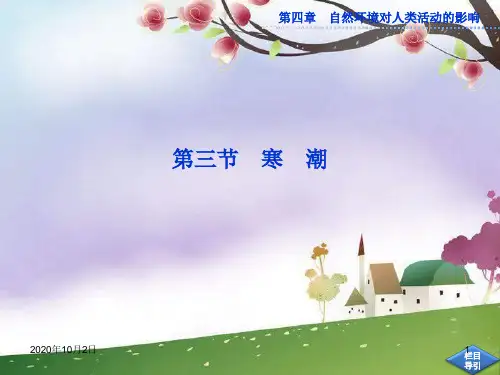 第四章第三节《寒潮》ppt(中图版必修一)PPT课件
