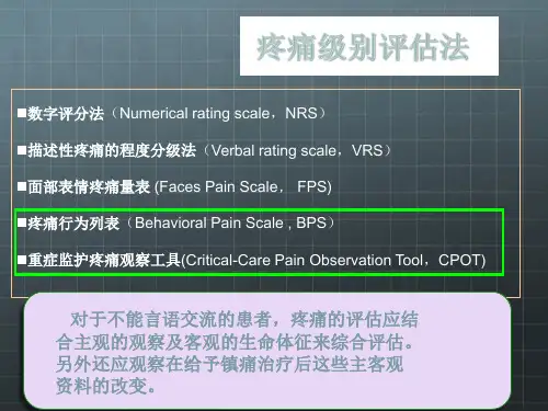 重症护理评估量表