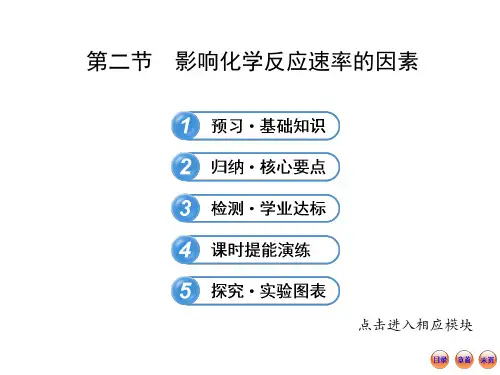 第二节  影响化学反应速率的因素