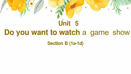 Unit5SectionB(1a1d)课件人教版八年级英语上册3