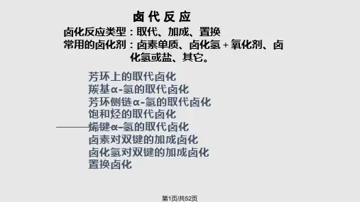精细有机合成化学PPT课件