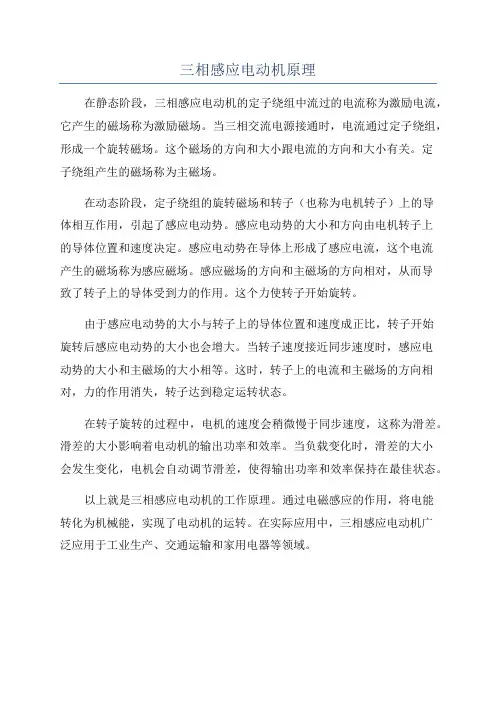 三相感应电动机原理