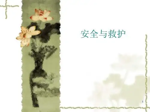 九年级英语话题安全与救护ppt课件