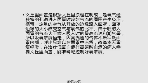 面罩给氧PPT课件