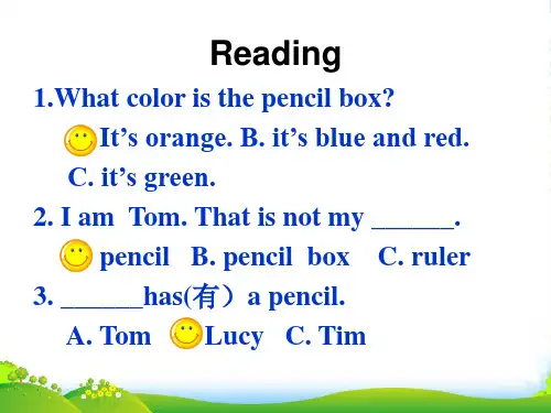 小学英语牛津译林苏教版三年级下册()Unit3 Is this your pencil课件3