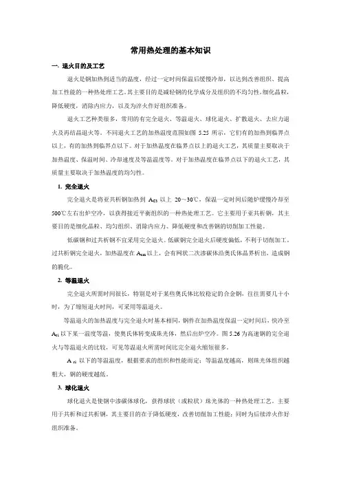 热处理的基本知识