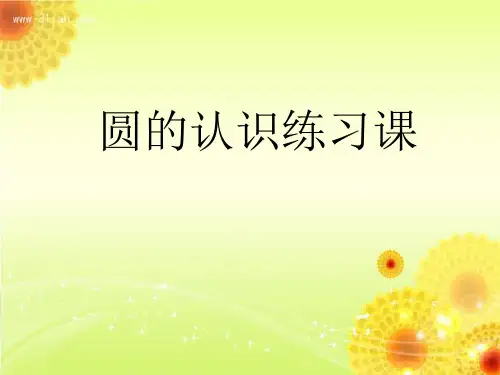 2圆的认识练习课
