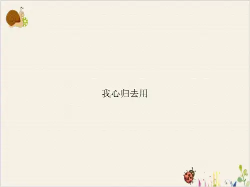 我心归去用PPT.