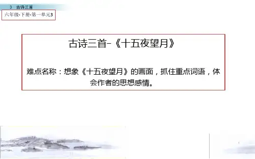 《十五夜望月》优质课一等奖课件
