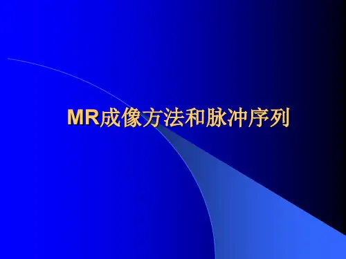 MR脉冲序列
