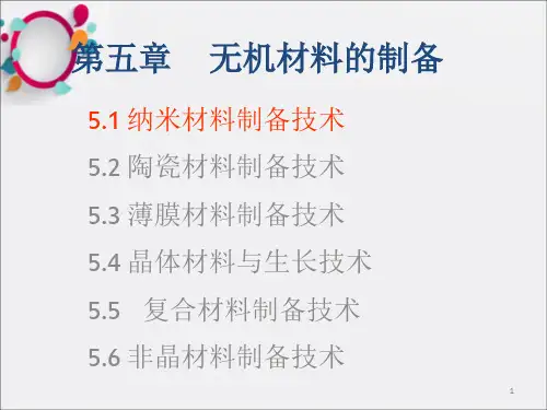 《纳米材料制备》PPT课件