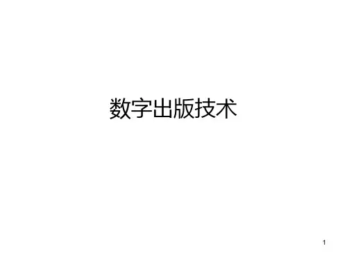 数字出版技术概述PPT课件