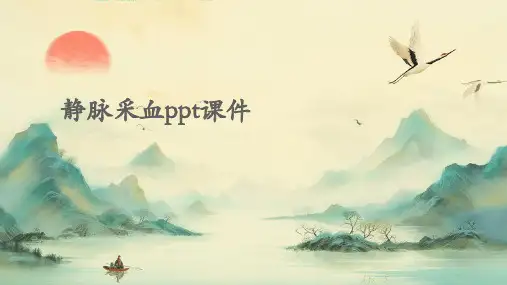 静脉采血PPT课件